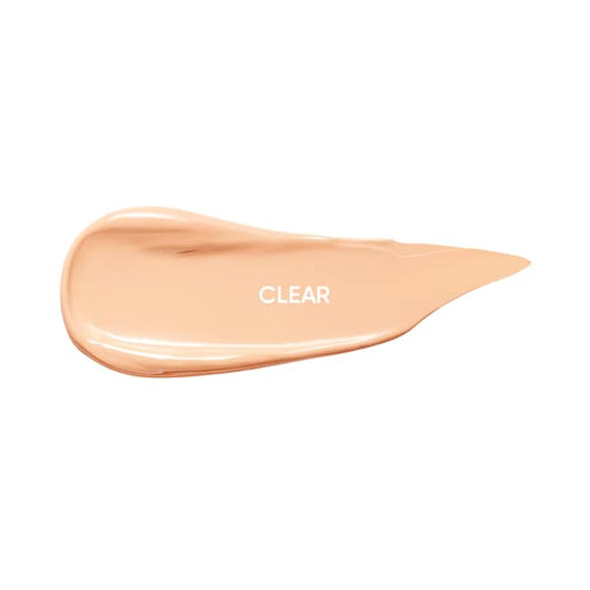 AMUSE Dew Jelly Vegan Cushion Foundation 1.5 CLEAR | dewy, glow, long-lasting, double coverage, clean beauty, lightweight, natural look, foundation for sensitive skin, hydrating cushion
