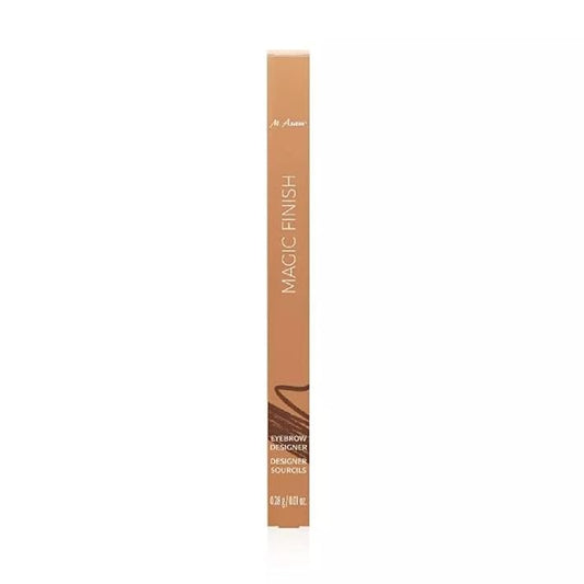 M. Asam MAGIC FINISH Eyebrow Designer Brown - 4-in-1 eyebrow pencil with rotating mine & spiral brush, perfect shape & fullness thanks to powdery texture, optimal brow arch, eye make-up, 0.01 Oz