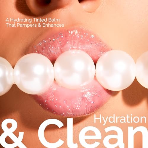 Tinted Lip Balm Elixir for OIder Women, Hydrating Vegan Lip Care with Sheer Color & Moisturizing Glow – Non-Sticky Nourishing, Lip Plumping Treatment for Soft, Smooth Lips (Strawberry 10ml)