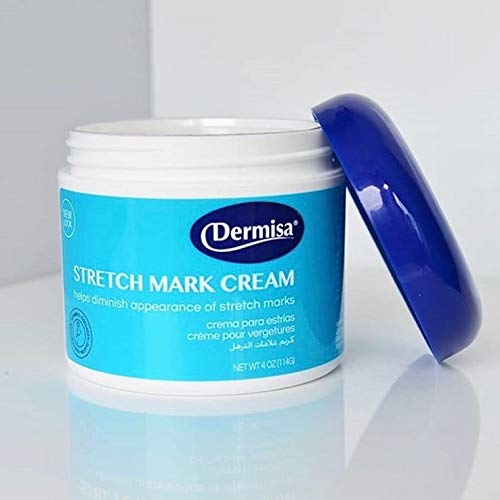 Dermisa Stretch Mark Cream | With Cocoa Butter, Vitamin E, Collagen & Elastin | 4 OZ | Pack of 2