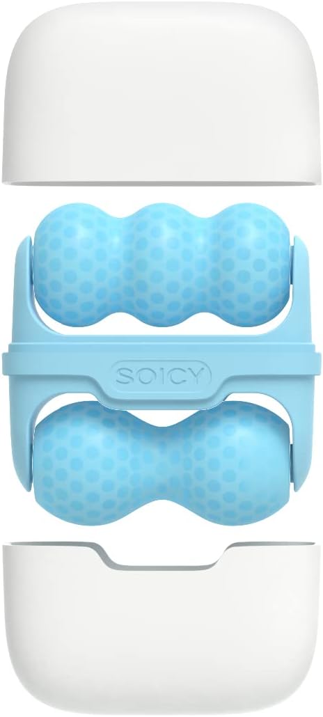 OPENDGO Ice Roller for Face Eyes Body,Cold Facial Ice Roller Massager for Eye Puffiness, Migraine, Pain Relief, Minor Injury, Facial Skin Care Products,2 in 1 Ice Face Roller Cold Therapy Tools