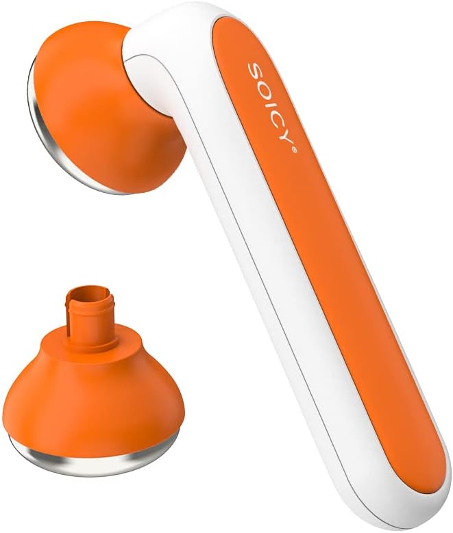 ONLYSKY BEAUTY Cooling Ice Roller Facial Massage Roller for Face (Orange)