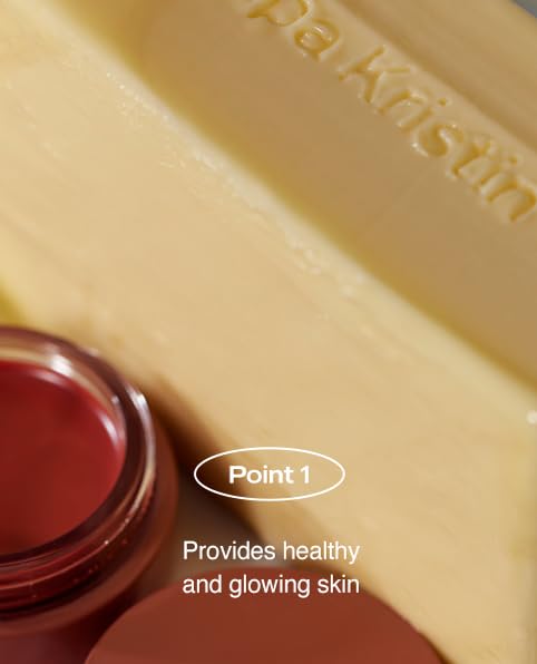 Gleam Glow Lip and Cheek Tint, Hydrating Korean Cream Blush with Long-Lasting Wear, Buildable with Radiant Finish, Warm Cinnamon 502, 0.15 oz