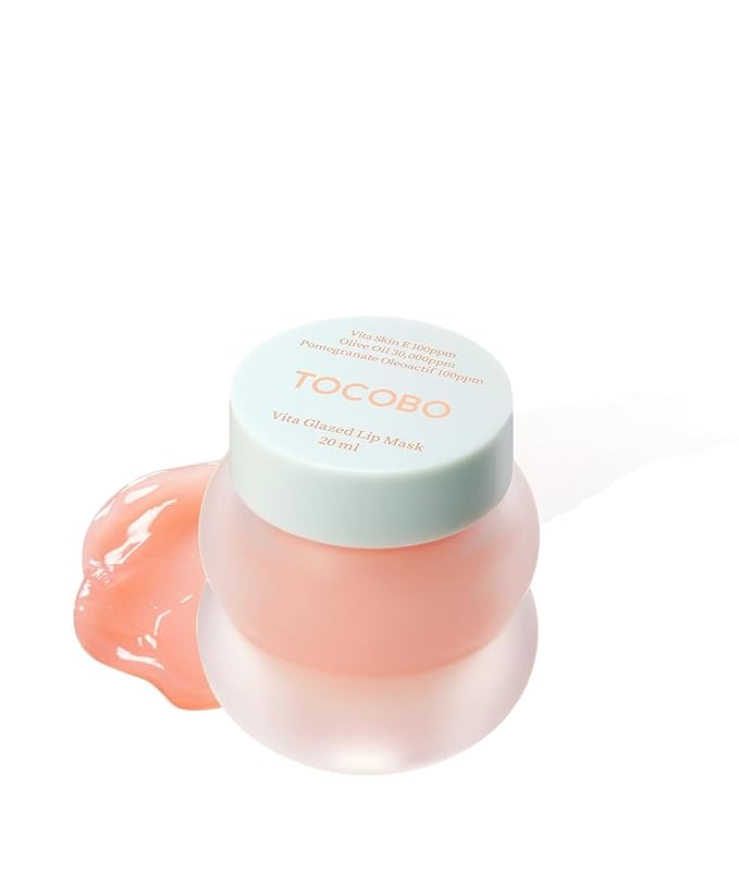 Vita Glazed Lip Mask 20ml / 109.5g, Super moisturizing night lip care, glazed and easy washable texture that melts into lips