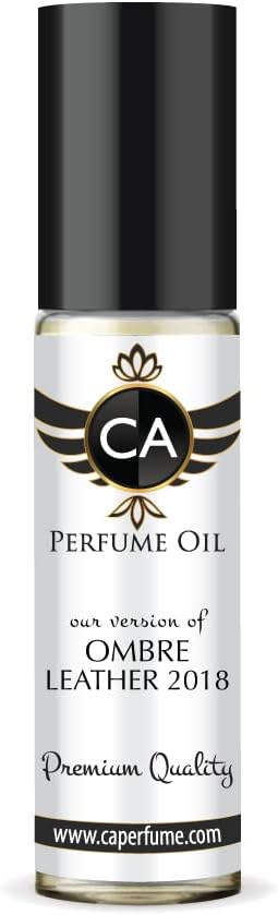 CA Perfume Club Impression of Ombre Leather 2018 For Women & Men Fragrance Body Oil Roll-On 0.3 Fl Oz/10ml