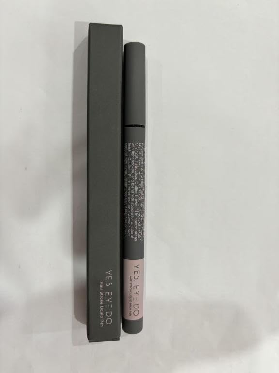 Light Gray Eyebrow Pencil for Older Women, Grey Eyebrow Pencil for Women with 4-Prong Precision Tip, Microblading Eyebrow Pen Create Natural, Hair-Like Strokes YES.EYE DO (Grey Mist-Light Gray)