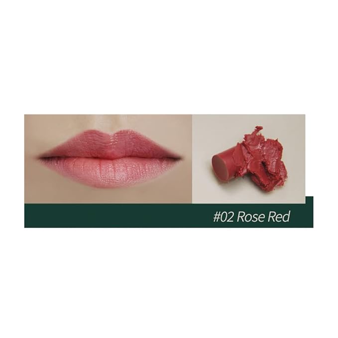 METAFORET Vegan Tinted Lip Balm 0.12oz 3.5g Experience Softer, More Radiant Lips with Lip Tint Butter Balm - Moisturizing, Tinted, and Perfect for Lip Care and Lip Glow (#02 Rose Red)