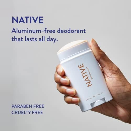 Native Aluminum-Free Clean Deodorant Natural Derived Ingredients, 72HR odor control | Deodorant for Women and Men, Baking Soda, Coconut Oil, Shea Butter | Coconut & Vanilla, 3 pack