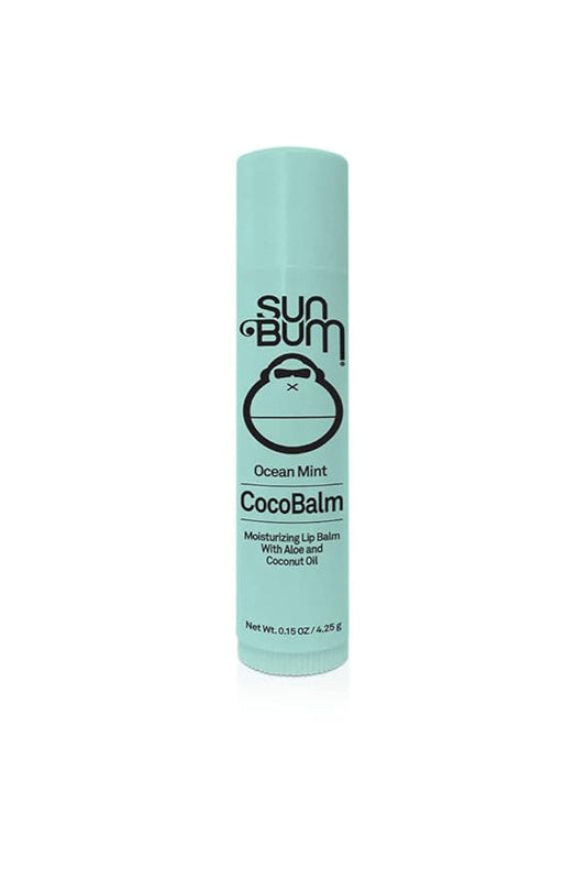 Sun Bum Ocean Mint Cocobalm | Hydrating Lip Balm with Aloe | Hypoallergenic, Paraben Free, Silicone Free,| 0.15oz Stick