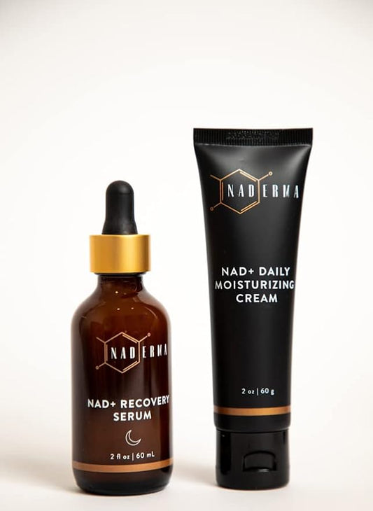 Naderma Recovery Set (NAD+ Daily Moisturizing Cream and NAD+ Recovery Serum)
