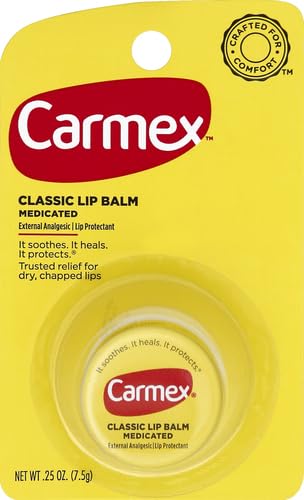 Carmex Classic Lip Balm Medicated 0.25 oz (Pack of 10)