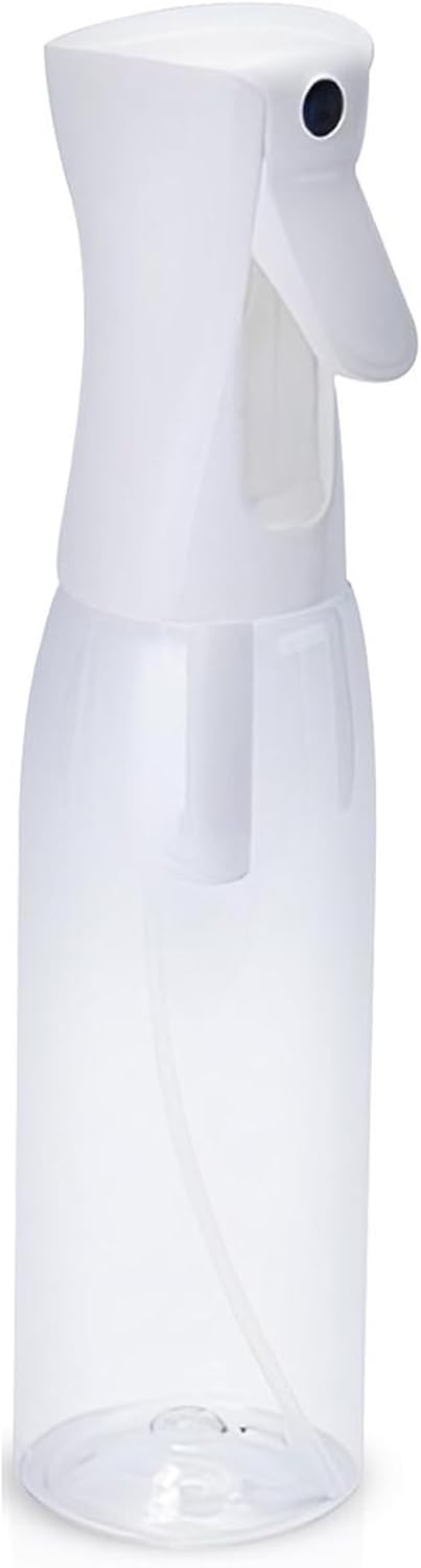 Continuous Ultra Fine Mist Spray Bottle – 16.9 Oz for Hair, Hairstyling, Salon Use, and Cleaning | Versatile Water Misting Bottle