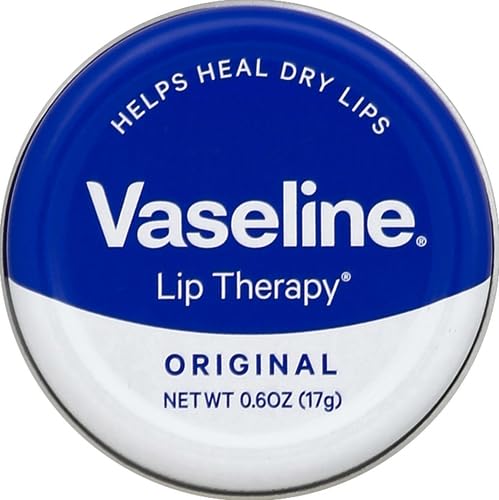 Vaseline Lip Therapy Lip Balm Tin, Original, 0.6 oz