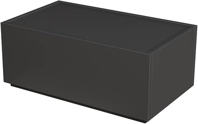 Modern Nightstand Modular Stackable Drawers Modular Storage Bedroom Furniture Set - Bedside Table, Storage Cabinet, Sofa End Table for Bedroom Living Room Hallway Entryway Black Large