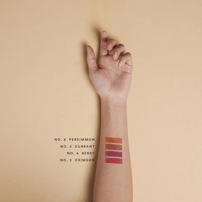 Olio E Osso - Natural Lip + Cheek Balm | Natural, Non-Toxic, Clean Beauty (No. 3 Crimson, 0.35 oz | 10 g)