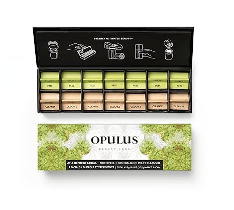 Smooth & Brighten System Collection, Activator with AHA Facial & Vitamin C Concentrate, Skin Renewal Trio, Skin Care Routine,Suitable for Dry Skin, Gift Bundle / Starter Kit