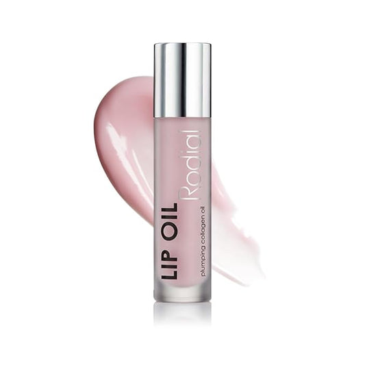 Rodial Plumping Collagen Lip Oil 0.13fl.oz, Vegan Collagen-Infused Lip Oil with Macadamia and Jojoba Oil, Deep Hydration for Fuller-Looking Pout, Ultra-Nourishing Formula for Supple and Silky Lips