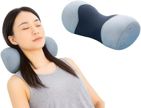 Small Neck Roll Pillow, Use to Neck Pain, Muscle Relief, Shoulder Pain Relaxer Foam Pillow