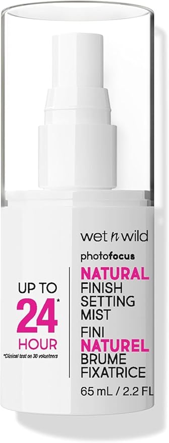 wet n wild Photo Focus Setting Mist, 24HR Wear, Lightweight & Nourishing with Provitamin B5 & E, Suitable for All Skin Types, Cruelty-Free & Vegan- Matte Finish