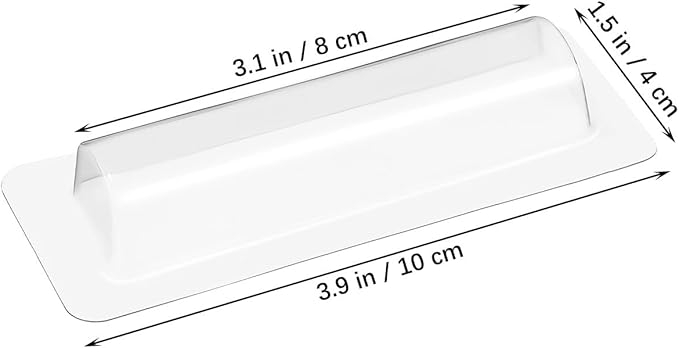 VILLCASE Lip Balm Pouches, 40pcs Plastic Lipstick Money Holder Clear Dome Lip Chap-Stick Money Cash Pounches, Lip Balm Cover for Gift Card DIY Crafts, Not Include Tape