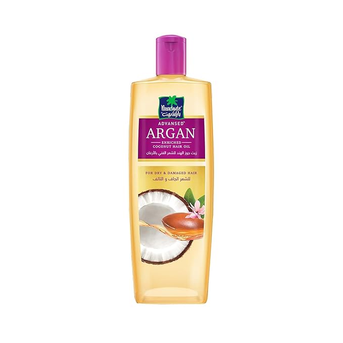 Parachute Advansed Argan Hair Oil with Coconut | Repairs Dry & Damaged Hair| Strengthens Hair & Boosts Shine| Controls Frizz| No Parabens & Silicones| 10.1 fl.oz