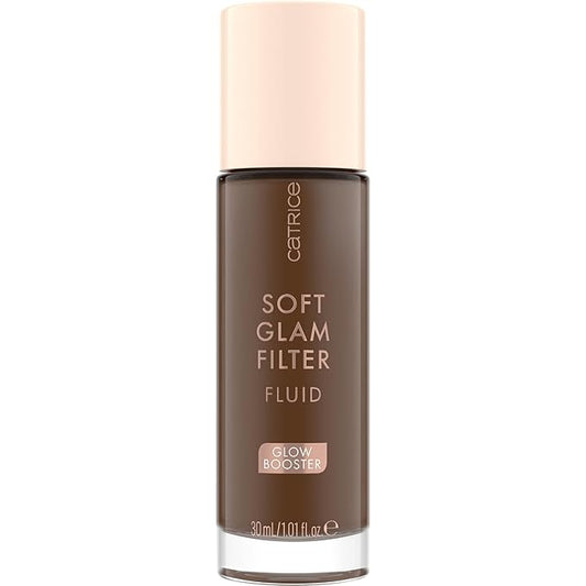Catrice | Soft Glam Filter Fluid | Luminous Make Up Base & Highlighter for Radiant Complexion | With Vitamin E & Squalene | Vegan & Cruelty Free (98 | Deep)