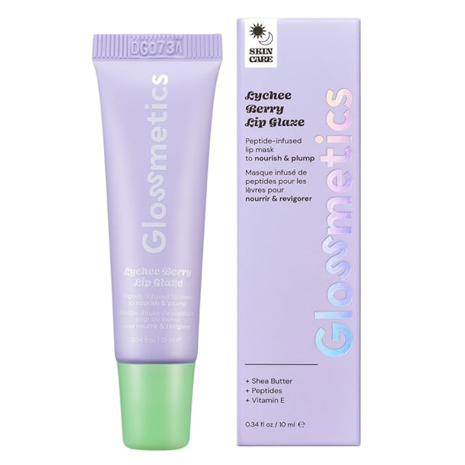 Glossmetics Lychee-Berry Overnight Lip Mask - Hydrating, Moisturizing Lip Balm for Soft, Smooth Lips