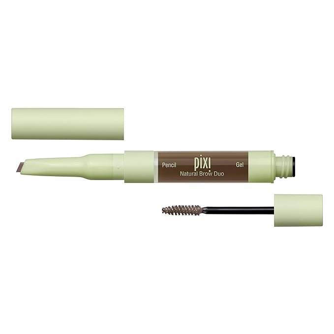 Pixi Natural Brow Duo - Natural Brown, 0.2oz