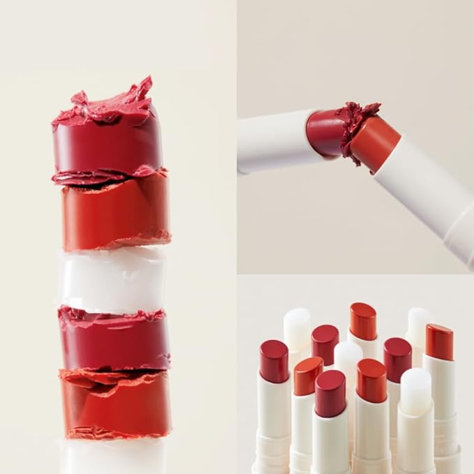 Smooth Butter Lip Balm 0.14 oz – Super Moisturizing Butter Lip Balm, Lip Repair & Care, Natural Color with Vegetable Wax, Shea Butter, All Day Hydration, Soothe Dry Chapped Lips (02 CORAL)