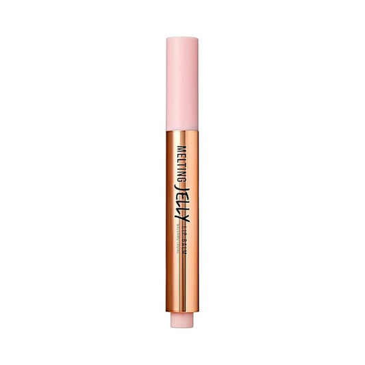 KISS NEW YORK Professional Melting Jelly Lip Balm, High Shine & Moisturizing Lip Stick, Long Lasting, Plumping Effect Look, Non-Sticky & Not Cakey, Easy Application & Natural Coverage (Grapefruit)