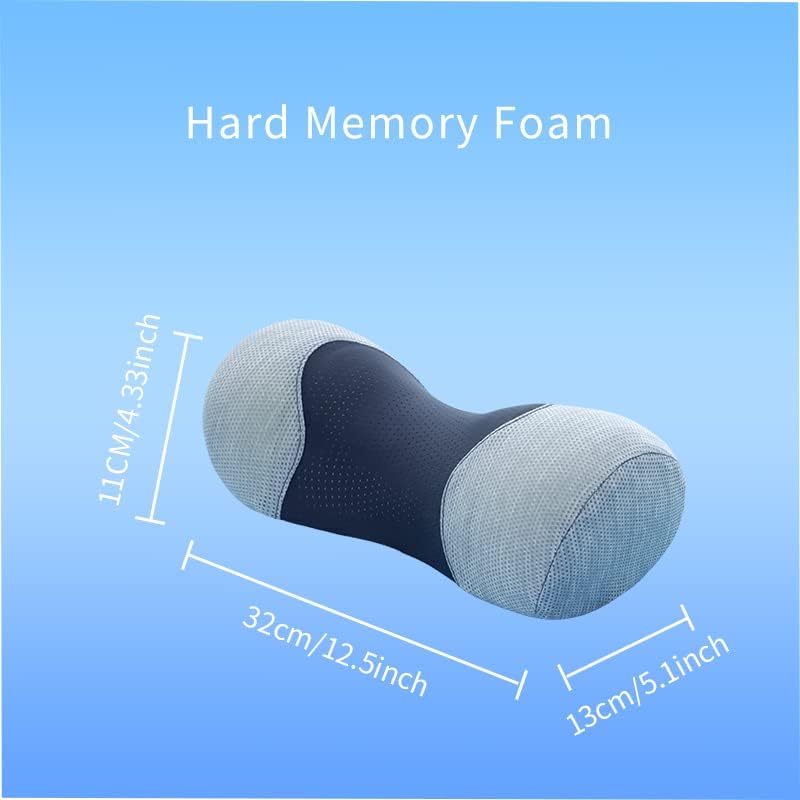 Bespilow Neck Support Pillow - Cervical Traction Device for Neck Pain Relief and Muscle Therapy - Memory Foam Neck Roll Pillow for Shoulder Pain Relaxation