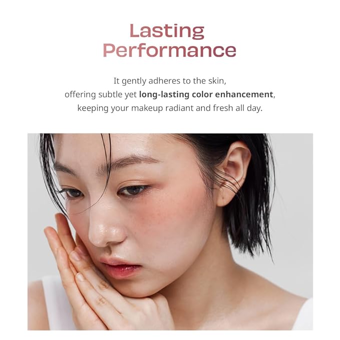 Moist Ampoule Blusher, Buildable Water-based Formula, Infused with over 50% moisture essence, no tackiness, long-lasting moisture, weightless feel (04 Lavender Flush, 20ml)