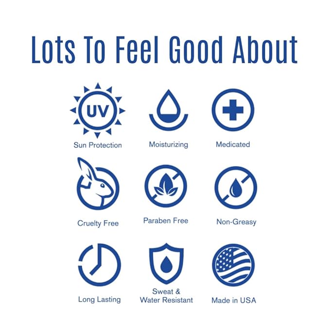 Dermatone Lip Balm SPF 30 | Medicated | Moisturizing | Cocoa Butter, Aloe, Vitamin E | Soothe & Replenish Chapped Lips | 2-Pack, 0.15 oz sticks