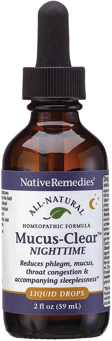 Native Remedies Mucus-Clear Nighttime 2 Pack