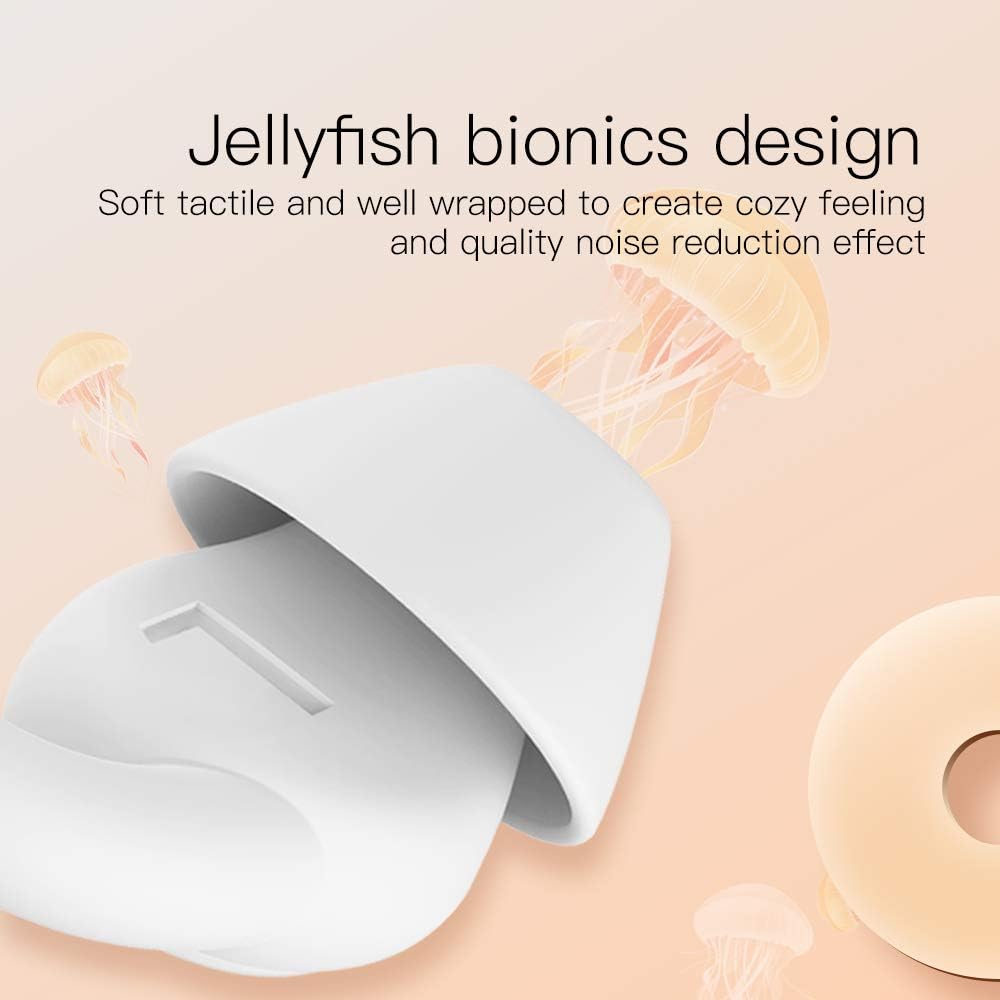 Ear Plugs for Sleeping, Noise Reduction Reusable Earplugs for Sleep, Hearing Protection Soft Comfy Silicone Ear Plugs for Concerts, Focus, Travel, Work, 33dB Noise Cancelling (darkblue1)