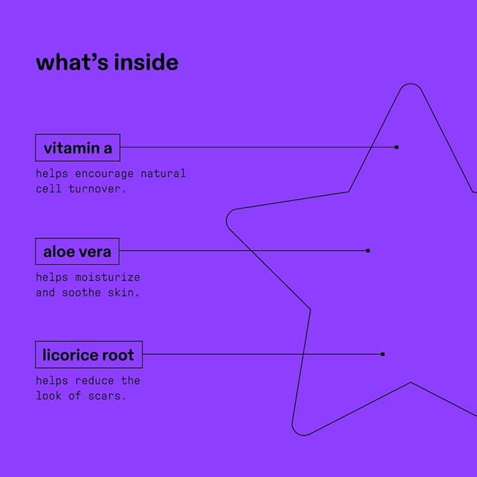 Starface Hydro-Star Recovery BIG PACK, Hydrocolloid Patches with Aloe Vera and Vitamin A, Helps Soothe and Protect Skin After Picking (96 Count)