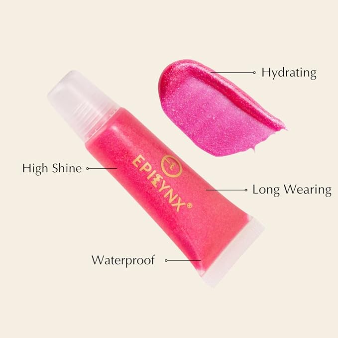 Fun Colors Vegan Lip Balm - Lightweight, Moisturizing Formula for Hydration and Long Lasting Wear - Allergen Free for Sensitive Skin - Pink Unicorn EpiLynx by Dr. Liia