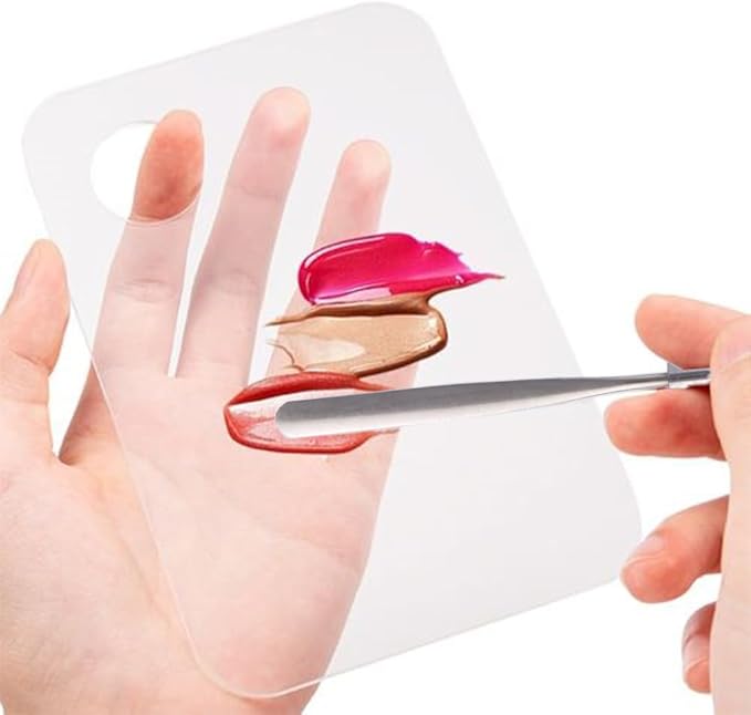 Stainless Steel Nail Art Spatula Cosmetic Makeup Palette Spatula Spoon Cream Stirring Rod Mixing Tool Manicure Accessories For Women