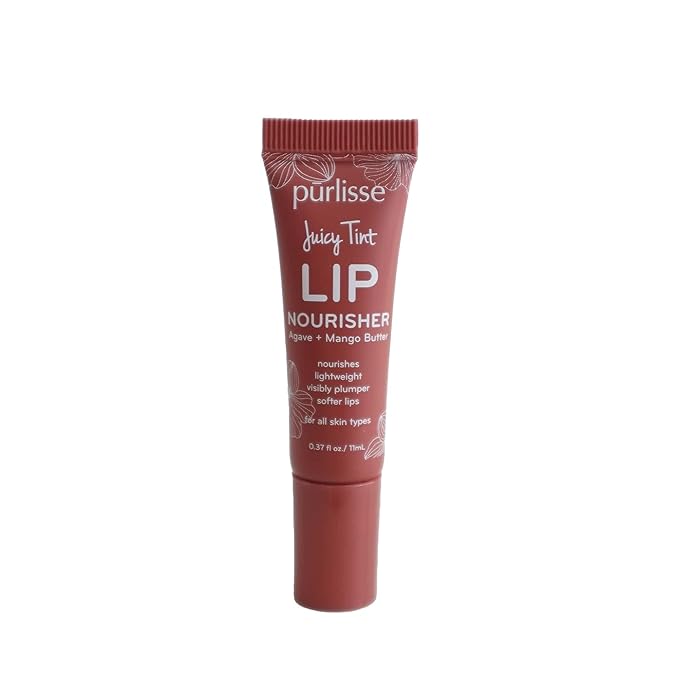 Purlisse Juicy Tint Lip Nourisher - Tinted Lip Moisturizer (Nude Shine)