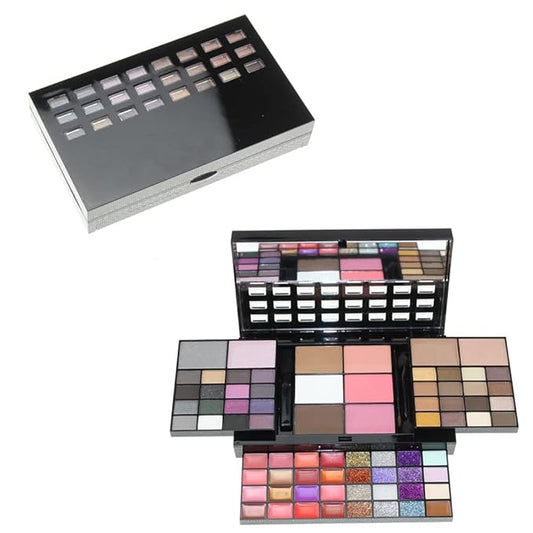 Makeup Kit for Women Full Kit Eyeshadow Facial Blusher Eyebrow Powder Face Concealer Powder Eyeliner Pencil Ultimate Color Combination 74 Colors Makeup Set Combination Palette