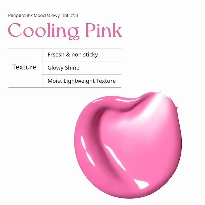 Peripera Ink Mood Glowy Tint (021 COOLING PINK (LUCKY LOTTERY))