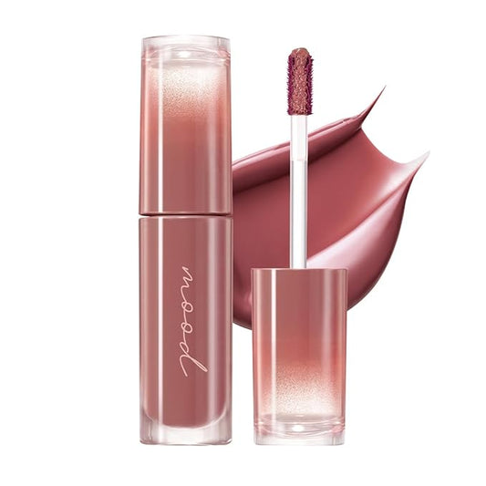 Peripera Ink Mood Glowy Tint | Lip-Plumping, Naturally Moisturizing, Lightweight, Glow-Boosting, Long-Lasting, Comfortable, Non-Sticky, Mask Friendly, No White Film 033 ROSY WISH