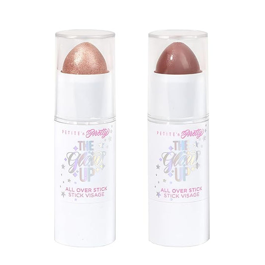 Petite 'n Pretty Multi Stick for Eyes, Lips & Cheeks, 2-Pack (Stay Golden) - Makeup for Kids, Tweens, Teens - Creamy & Shimmery, Made in the USA