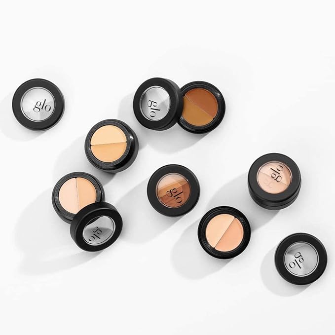 Glo Skin Beauty Under Eye Concealer Makeup with Duo Shades for Custom Blending - Corrects & Conceals Dark Circles & Redness - Buildable Longwearing Coverage (Honey)