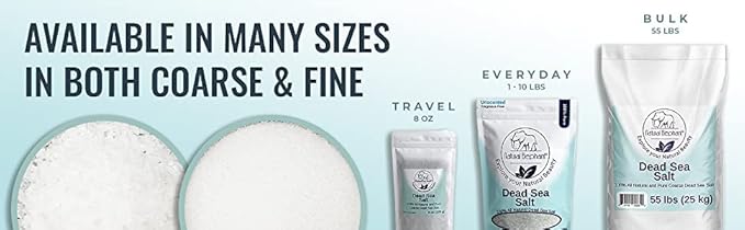 Natural Elephant Dead Sea Bath Salt |19 Pounds Bulk Bag | 100% Natural and Pure| Fine Grain | Perfect for Bathing and Soothing Soaks