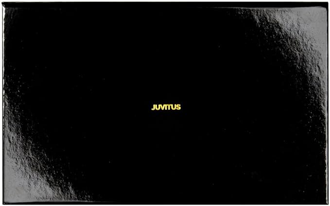 JUVITUS Large Empty Makeup Palette with Mirror and 20 Metal Stickers for Customizing Eyeshadows, Highlighters, and Blushes
