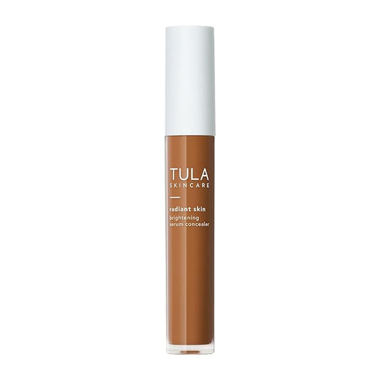 TULA Skin Care Radiant Skin Brightening Serum Concealer - Conceals Dark Circles & Discoloration, Longwearing & Crease-Resistant, Brightens the Appearance of Skin Over Time, Shade 160, 0.18 fl oz.