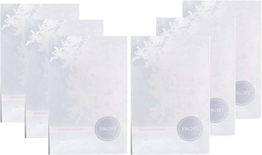 Floral Simplicity Frost Scented Sachets Pack of 6, Fall & Winter - Long-Lasting Scented Bags, Home Fragrance & Deodorizer, Air Freshener & Deodorizer for Closet, Room, or Cars, Made in USA