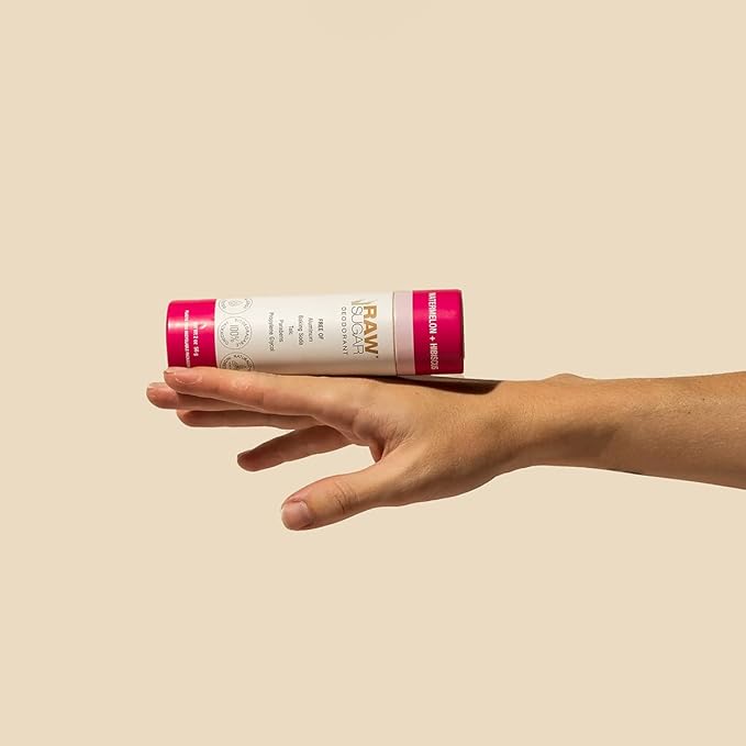 Raw Sugar Watermelon + Fresh Mint Nourishing Body Love Bundle - Body Wash, Body Scrub, Lip Balm & Deodorant, Clean, Made with Plant-Derived Ingredients, Formulated without Sulfates and Parabens