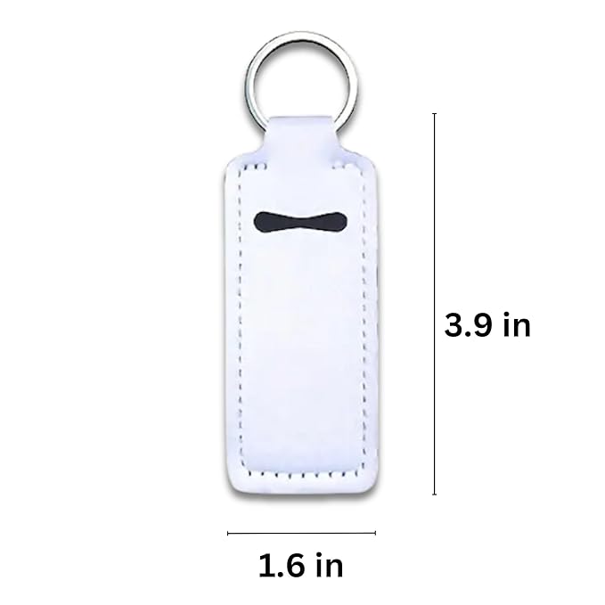 Peaches and Cream Chapstick 3-Pack. Includes Bonus Lip Balm Holder Keychain (White). Limited Edition Flavor from the Chapstick I Love Summer Collection, Unique Gift Bundle from Tiny Seed